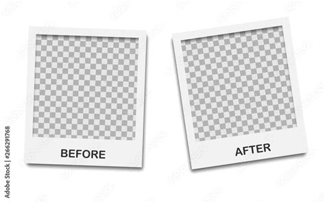 Template background before and after. Before and after photo frame ...