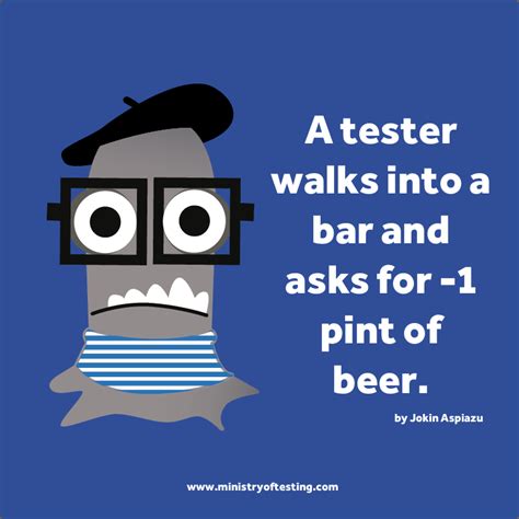 A Software Tester Enters A Bar... - Ministry of Testing Medical ...