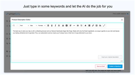 Writer Sofia - Write better and engaging product description using AI ...