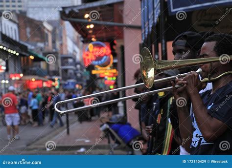 Jazz Musicians Performing in New Orleans, USA Editorial Stock Image ...