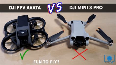 DJI Mini 3 Pro vs FPV Avata - Tool vs Fun? - YouTube