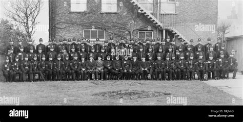 A group photograph of police station staff Stock Photo - Alamy