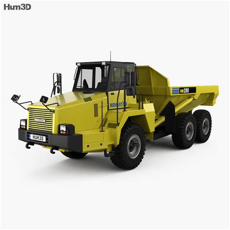 Komatsu HM250 Dump Truck 2012 3D model - Vehicles on Hum3D