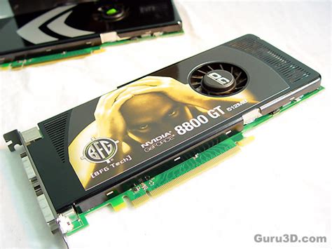 GeForce 8800 GT 512MB SLI review - Page 5 - Photos BFG 8800 GT OC edition