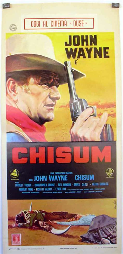 "CHISUM" MOVIE POSTER - "CHISUM" MOVIE POSTER