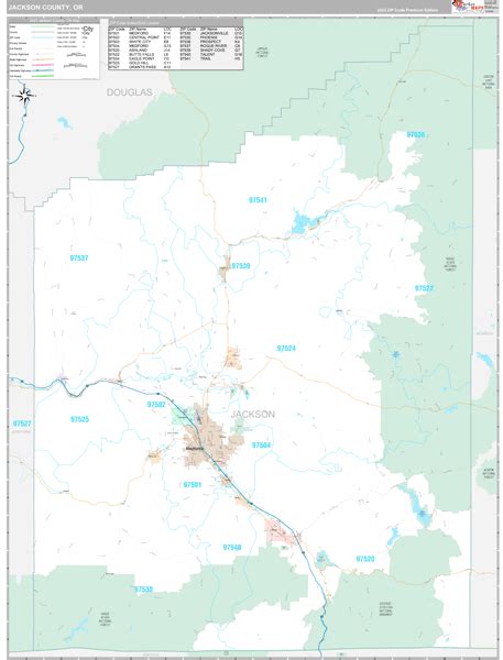 Maps of Jackson County Oregon - marketmaps.com