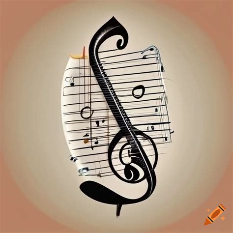 Elegant banner with classical music instruments on Craiyon