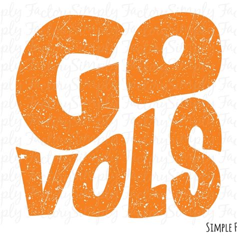 Groovy Go Vols Svg - Etsy Canada