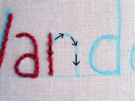 How to Embroider Letters by Hand {Part 1} - Wandering Threads Embroidery