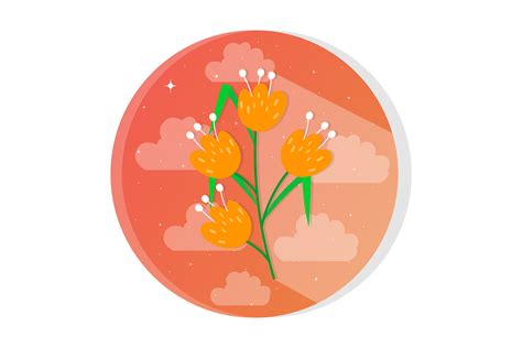 Flat Illustration - Flora Graphic by hi.jumpingball · Creative Fabrica