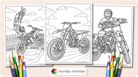 20 Dirt Bike Coloring Pages (Free PDF Printables)