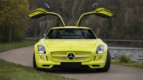 A 1-of-9 Mercedes-Benz SLS AMG Electric Drive EV Just Went up for Sale