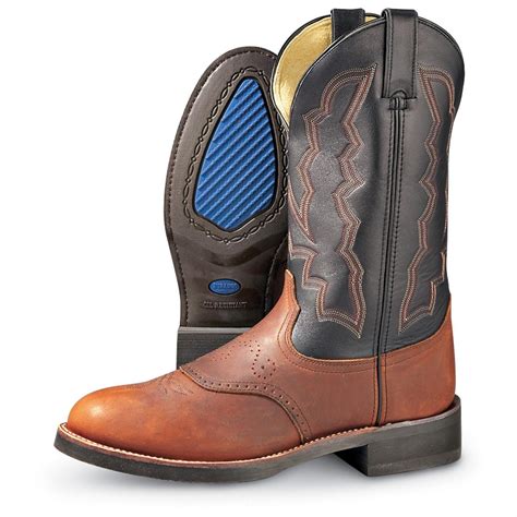 Men's Comfort Core® Western Durango Boot®, Briar / Black - 120517 ...