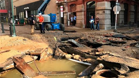 Water main break floods downtown Philly streets | WPDE