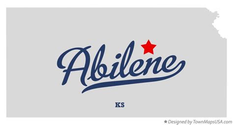 Map of Abilene, KS, Kansas