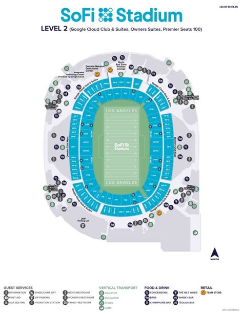 SoFi Stadium Seating Chart 2023 - SeatGraph