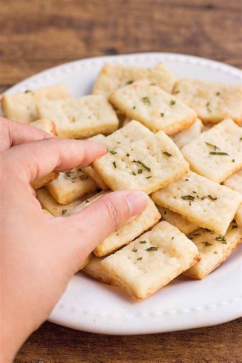 Homemade Parmesan and Rosemary Crackers | Foodal | Recipe | Homemade ...