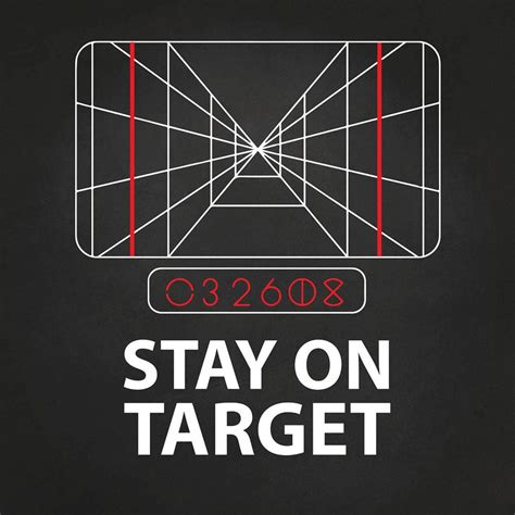 Stay on Target Star Wars Artwork PRINT | Etsy