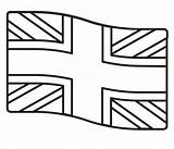 British Flag Coloring Pages sketch template