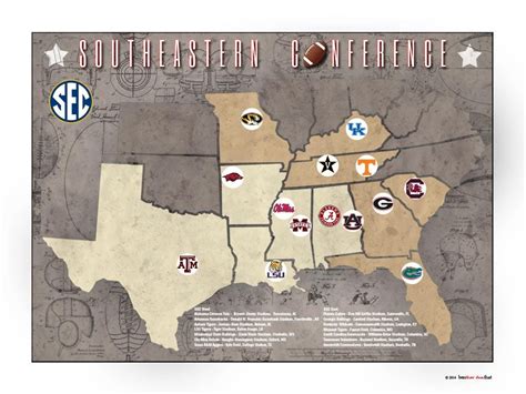 College Football Conference Overlay Map 25 maps that explain college ...