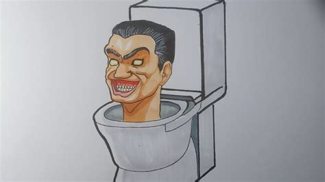 How To Draw Skibidi Toilet GMAN Very Easy Cách Vẽ quái Vật Bồn Cầu