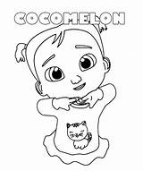 Cocomelon coloring Pages  ColoringLib sketch template