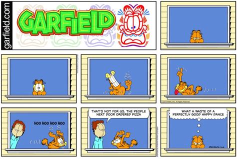 Garfield (March 10, 2019) - Pizza Delivery Happy Dance | Garfield ...