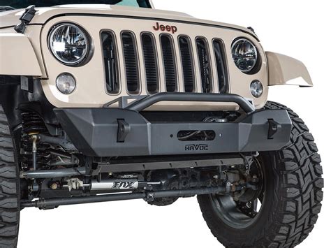 Havoc Offroad HPG-42-10208 Eliminator Front Modular Stubby Bumper for 07-18 Jeep Wrangler JK ...