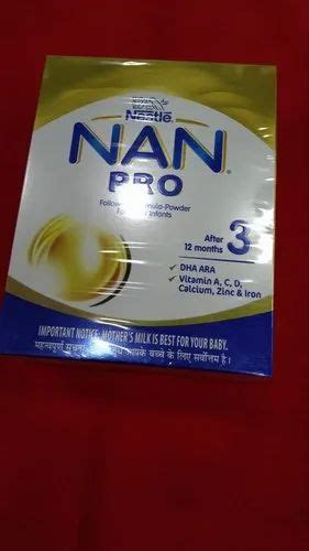 Nestle Nan Pro 3 Milk Powder, 400G, Packet at Rs 618/kg in Ongole | ID: 24155891255