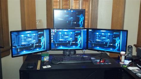 🔥 Download Diy Triple Monitor Stand Plus Second Tier Monitors Total by @alejandroz | Multi ...