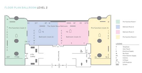 Ballroom Layout | Hotel Maya | Ballrooms room, Floor plans, Layout