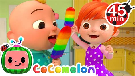 The Popsicle Colors Song | @Cocomelon - Nursery Rhymes | Food for Kids - YouTube