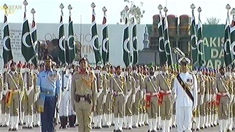 Military parade regarding ‘Pakistan Day’ celebrati