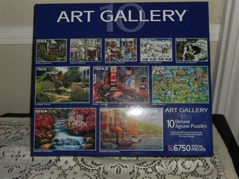 ART GALLERY Ten Deluxe Jigsaw PUZZLES New 686141488640 | eBay | Art ...