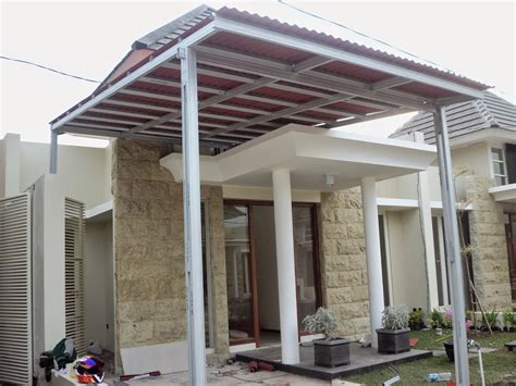 50 Model teras rumah minimalis baja ringan | Rumah Minimalis 2023