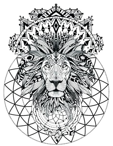 Lion Mandala Coloring Pages at GetColorings.com | Free printable colorings pages to print and color