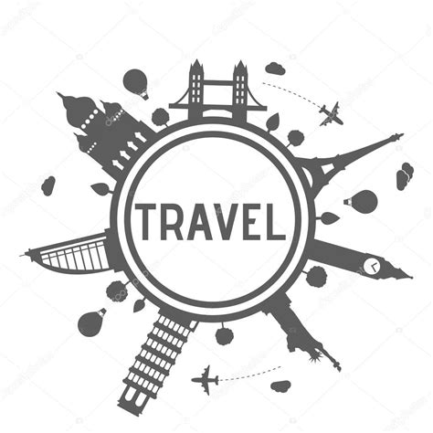 Travel and tourism logo Stock Vector Image by ©royalty #126053586