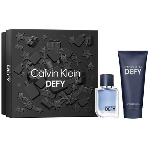 Calvin Klein Defy For Men - Gift Set With 50ml EDT Spray and 100ml ...