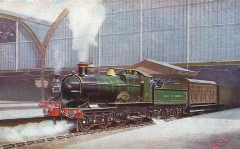 Transportation Collectables 3292 Express Passenger Engine GWR Locomotive Print 67cm x 29cm Great ...