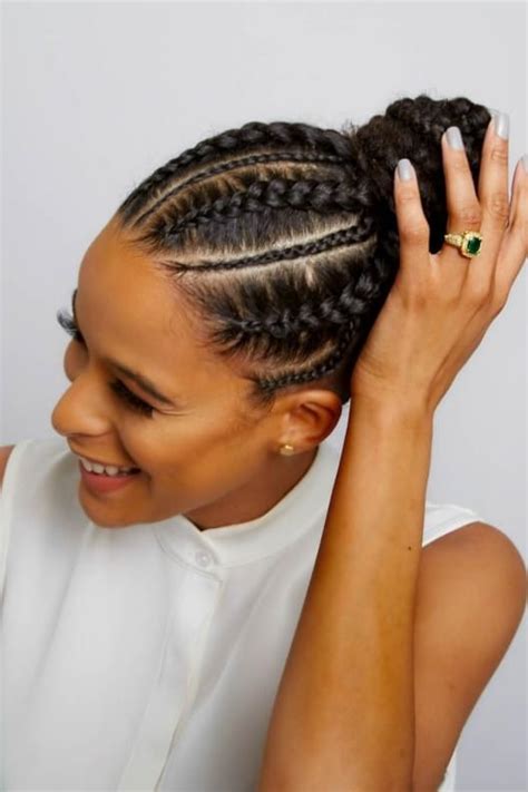 33+ Black Hair Braided Bun - TuckerMiriam