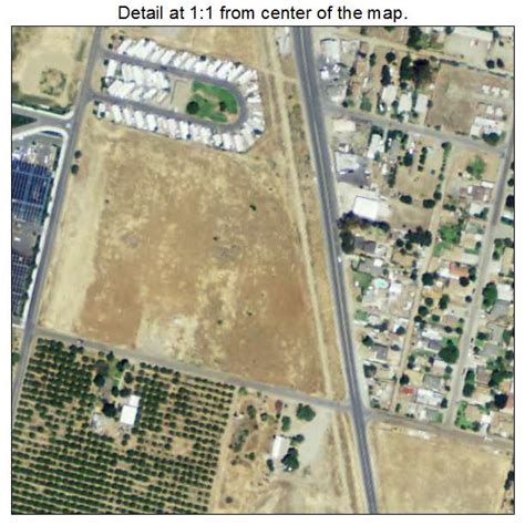 Aerial Photography Map of Strathmore, CA California