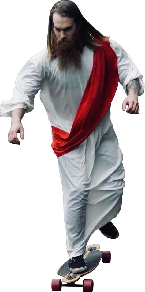 Jesus returning on a skateboard : r/cutouts