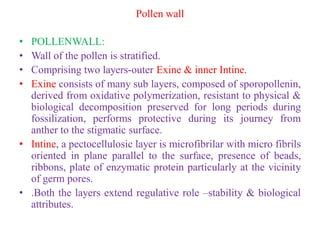 Pollen wall & mgu | PPT