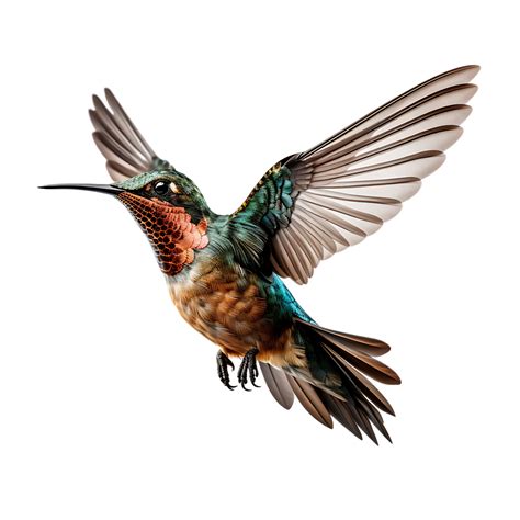 Beautiful hummingbird on transparent background. ai generated 27145995 PNG