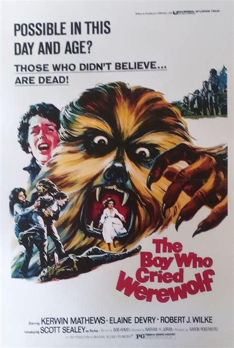 BOY Who Cried WEREWOLF Movie Poster - Etsy