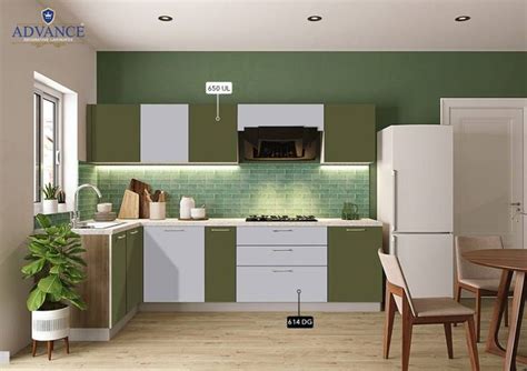 Sunmica Colour for Kitchen - Green and White Sunmica Design in 2023 ...