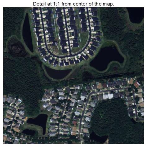 Aerial Photography Map of Pebble Creek, FL Florida