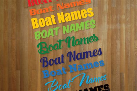 Pair of Personalized Boat Name Stickers – Doozi