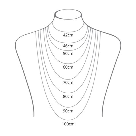 Necklace Size Guide | Buying Guide | Pia Jewellery