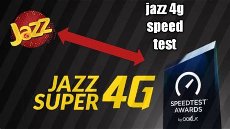 jazz Super 4G Speed test Ookla - YouTube